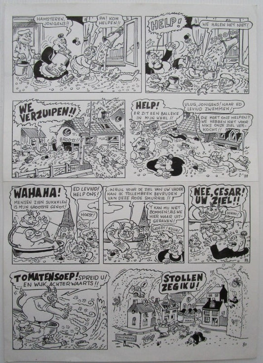 Originele pagina De zeven plagen