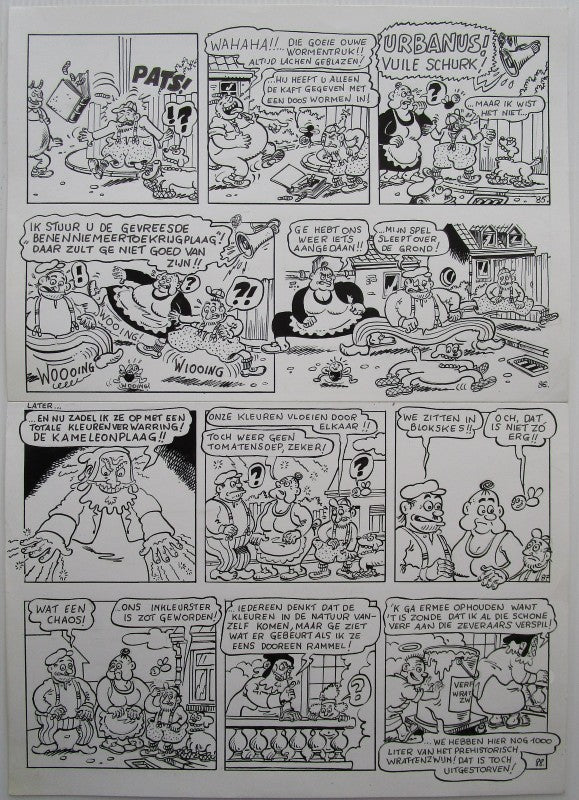 Originele pagina De zeven plagen