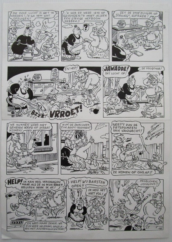 Originele pagina De zeven plagen