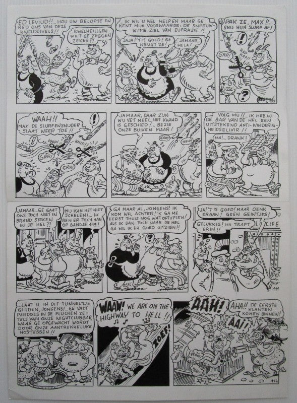Originele pagina De zeven plagen