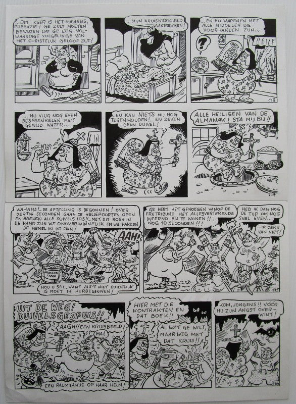 Originele pagina De zeven plagen