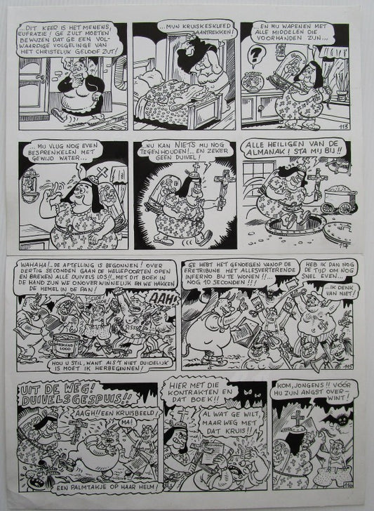 Originele pagina De zeven plagen