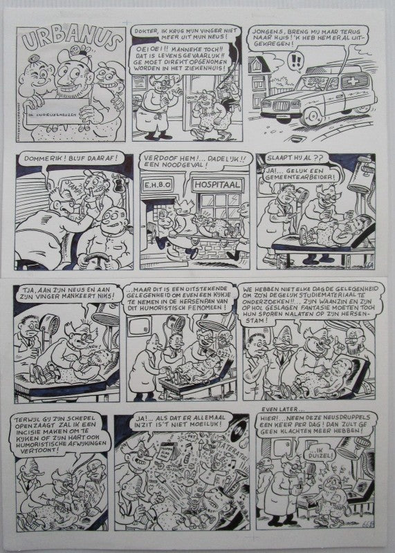 originele gagplaat - De curieuzeneuzen