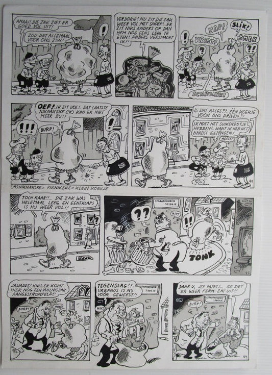 Originele pagina Urbanus - Gefoefel met de zak