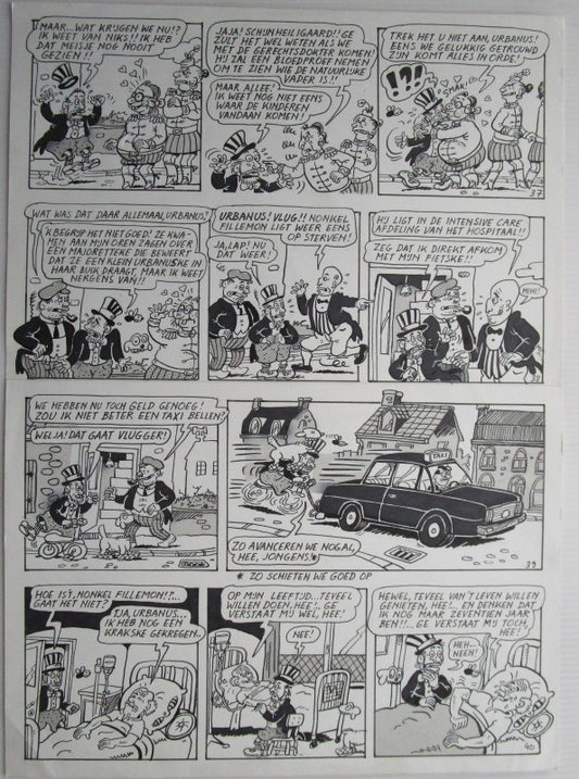originele pagina Urbanus moet trouwen