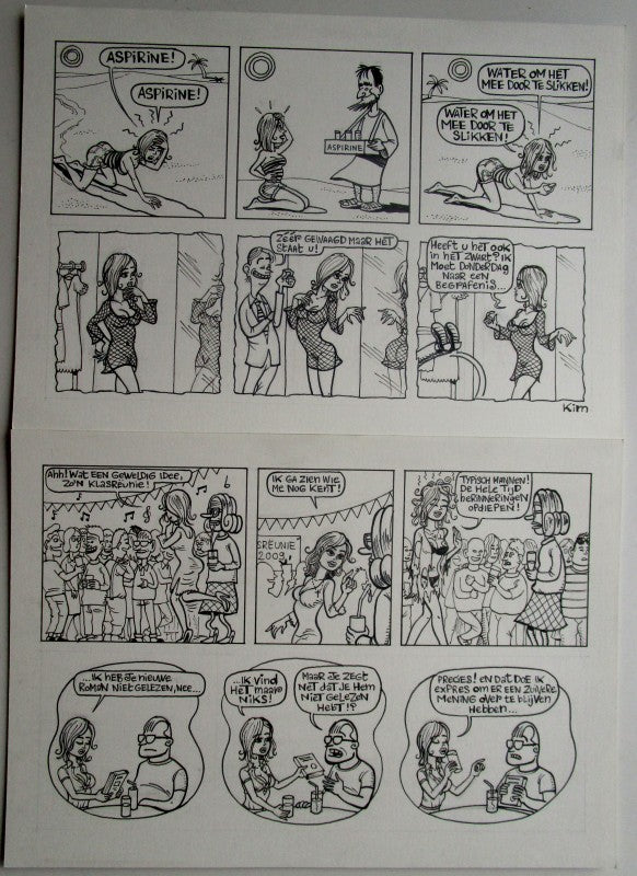 originele pagina Esther Verkest - 4 gags