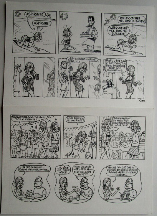 originele pagina Esther Verkest - 4 gags