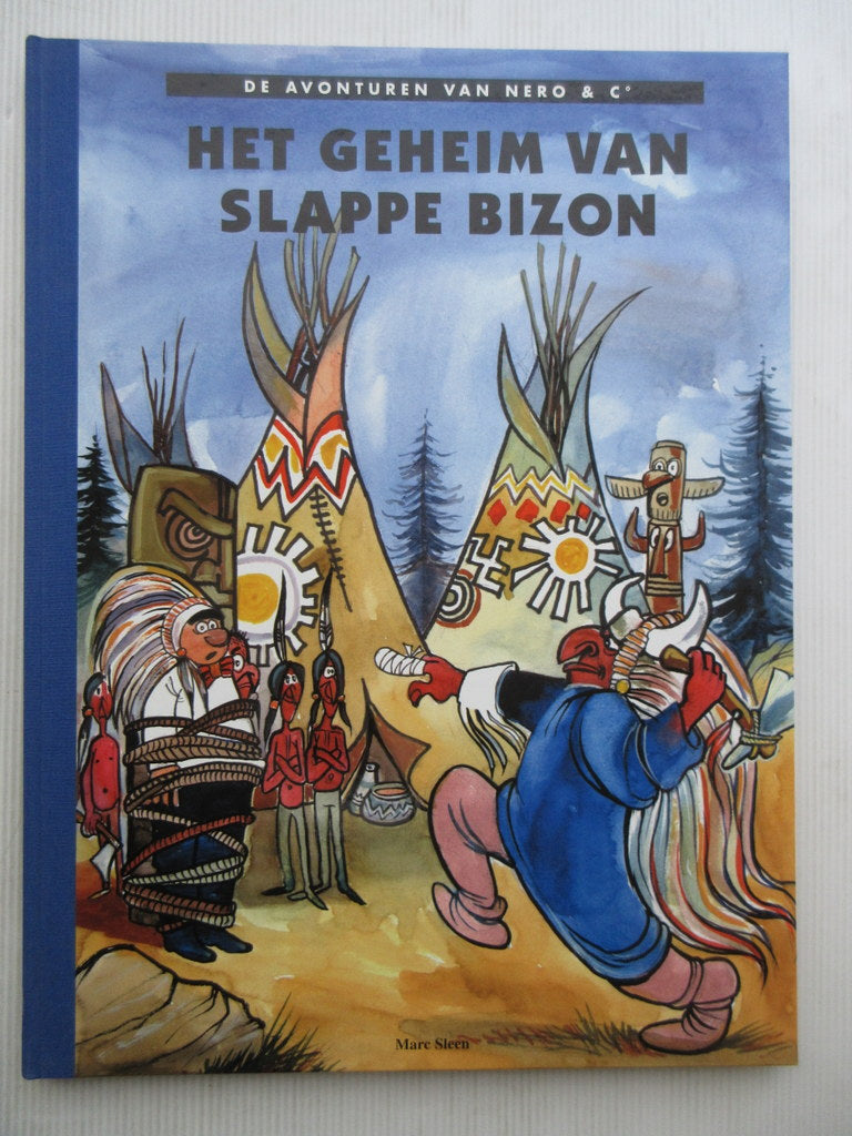 Marc Sleen - 017 - originele pagina Nero - Het geheim van slappe bizon