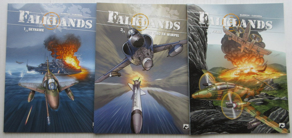 Falklands deel 1 tot 3 - softcover - 12 euro