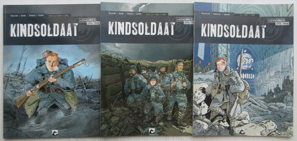 Kindsoldaat deel 1 tot 3 - softcover - 12 euro
