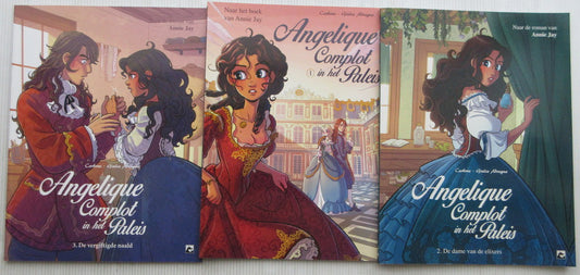 Angelique complot in het paleis deel 1 tot 3 - softcover - 15 euro