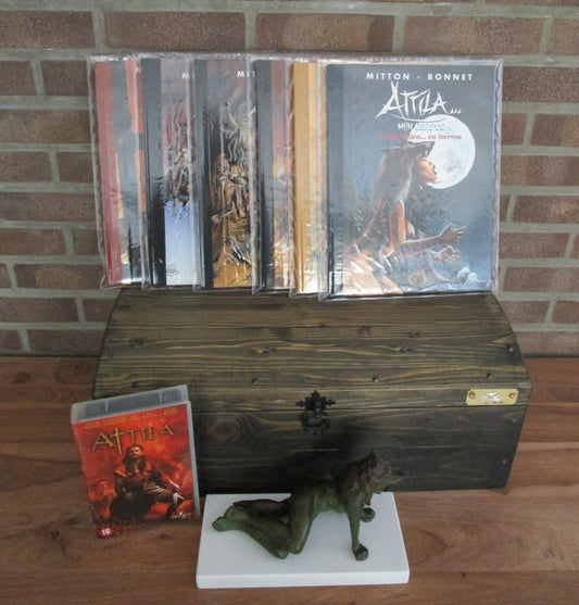 Attila, mijn geliefde - box met bronzen beeld