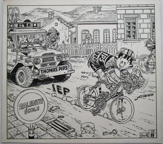 Originele tekening Thomas Pips