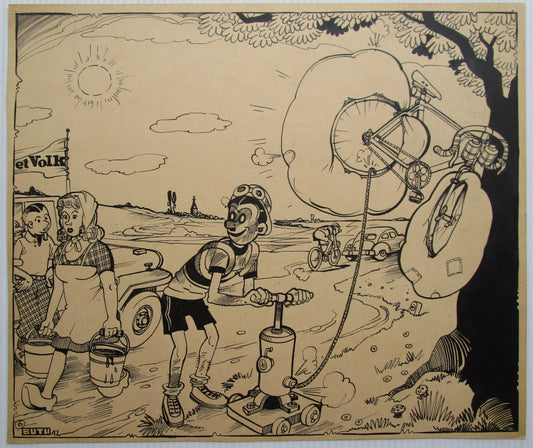 Originele tekening Thomas Pips