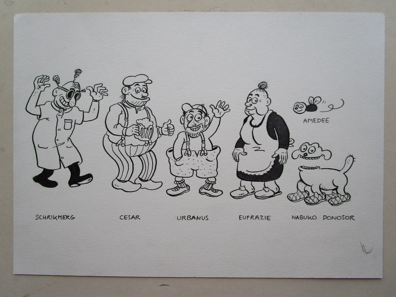 Originele tekening Urbanus