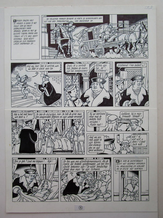 Originele pagina uit De kleine postruiter