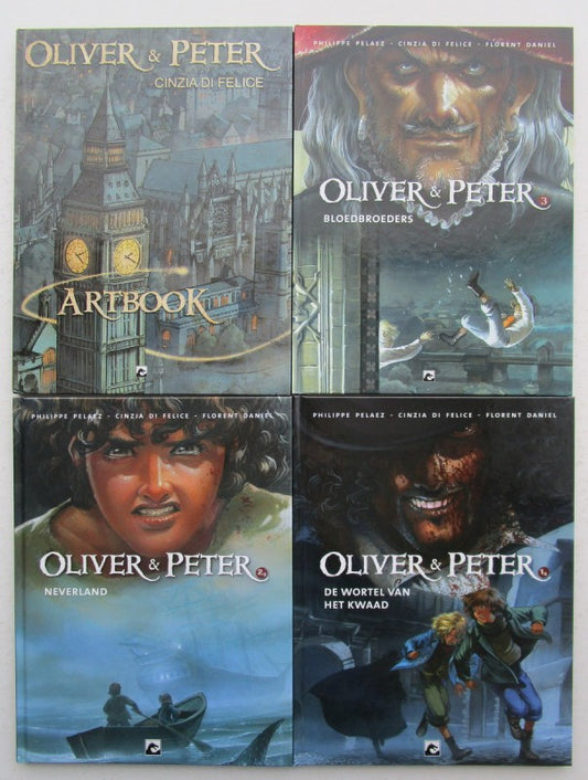 Oliver en Peter 1 t/m 3 + artbook hc - 30 euro