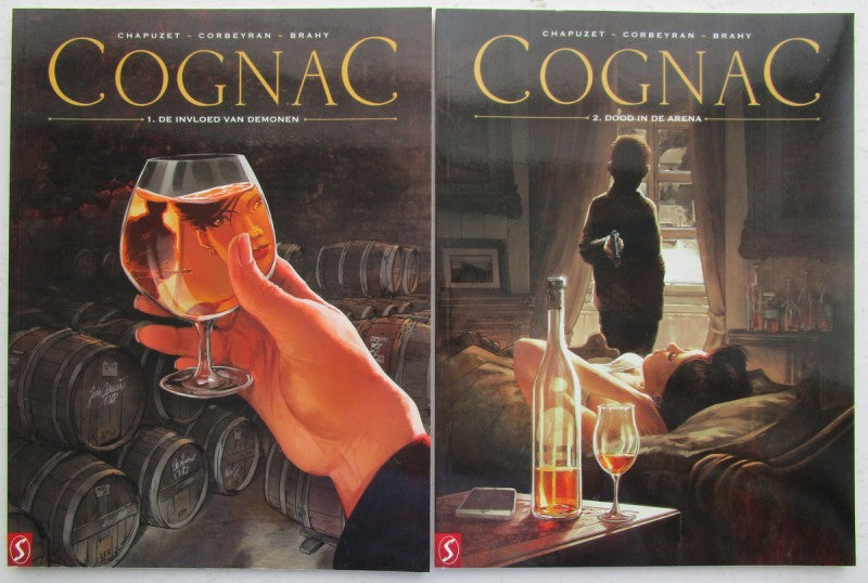 Cognac deel 1 + 2 - 7,5 euro