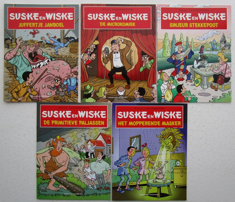 5 x kortverhalen Suske en Wiske - 25 euro