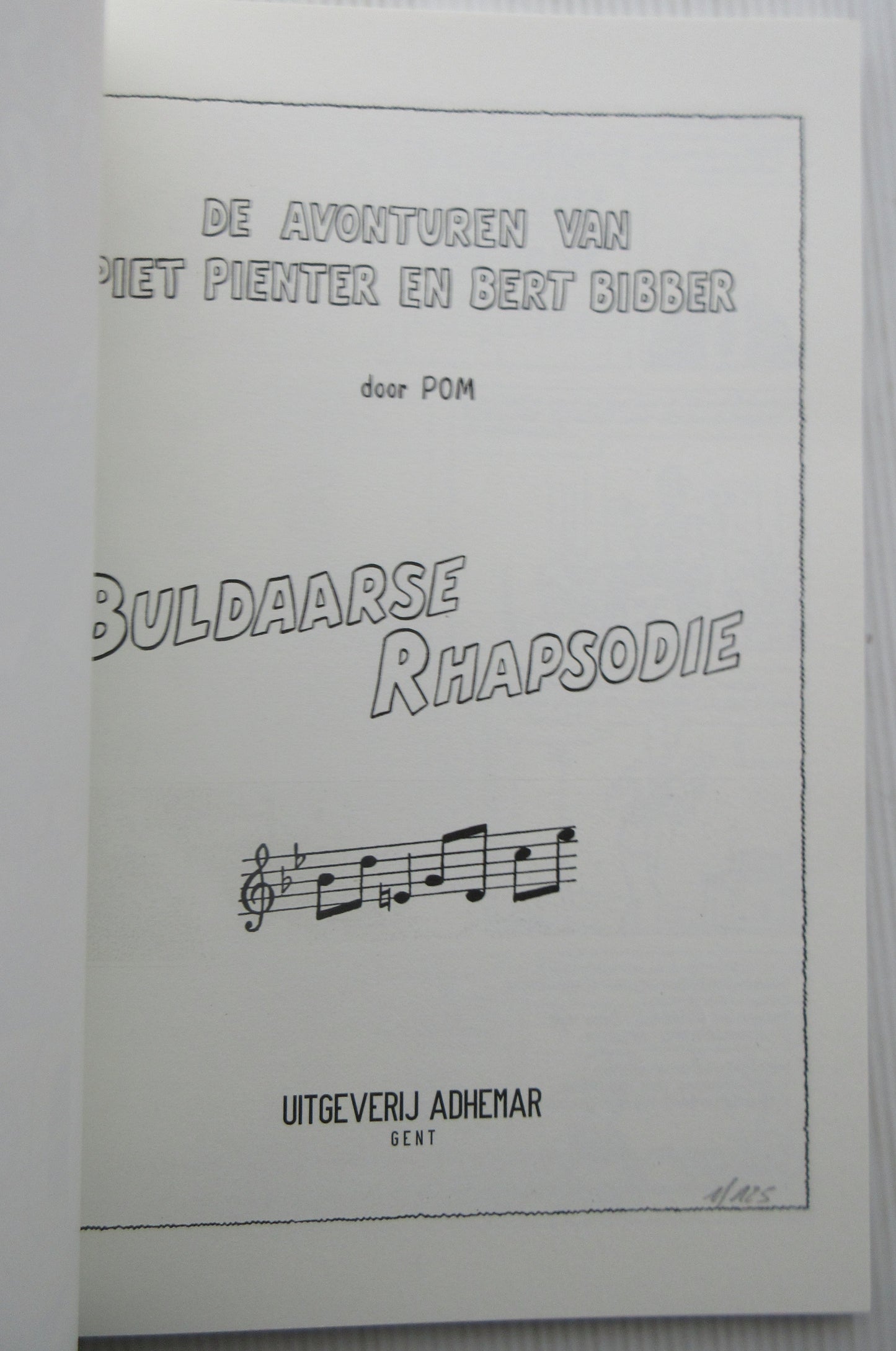 Pom - 011 - Buldaarse Rhapsodie - alternatieve versie