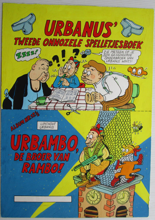 Urbanus tweede onnozele spelletjesboek - cover