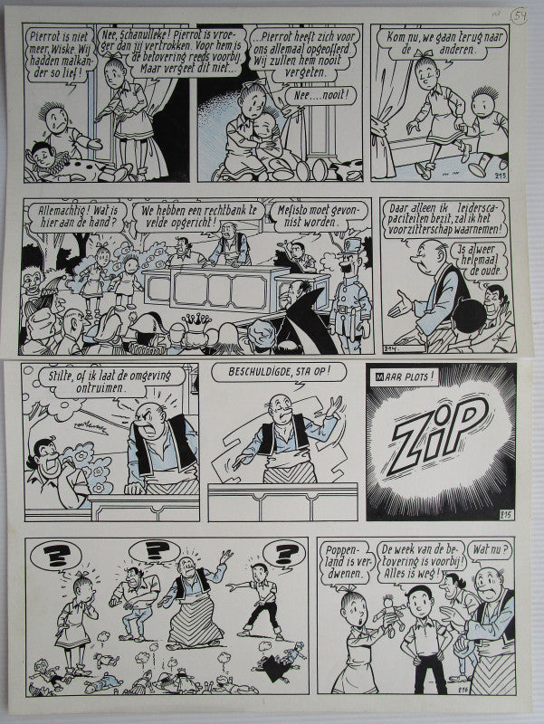 De poppenpakker - strook 213-216