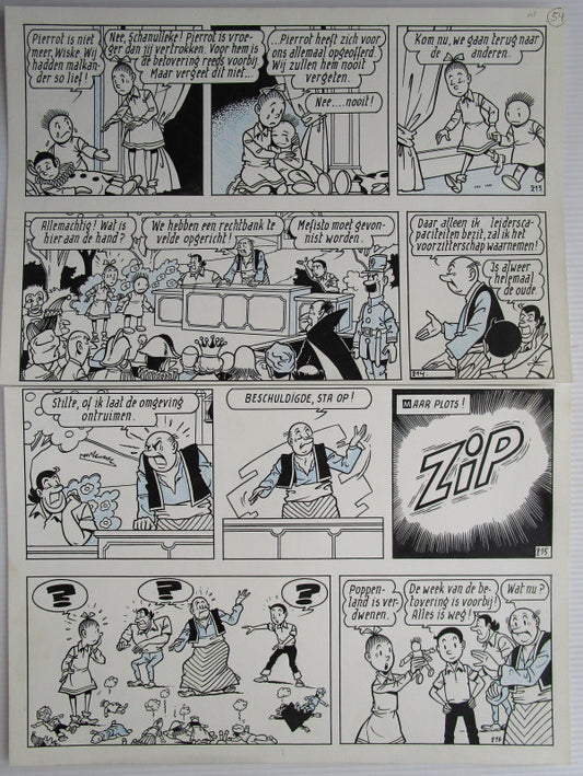 De poppenpakker - strook 213-216