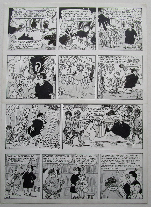De zeven van Zeveneken strook 103 tot 106