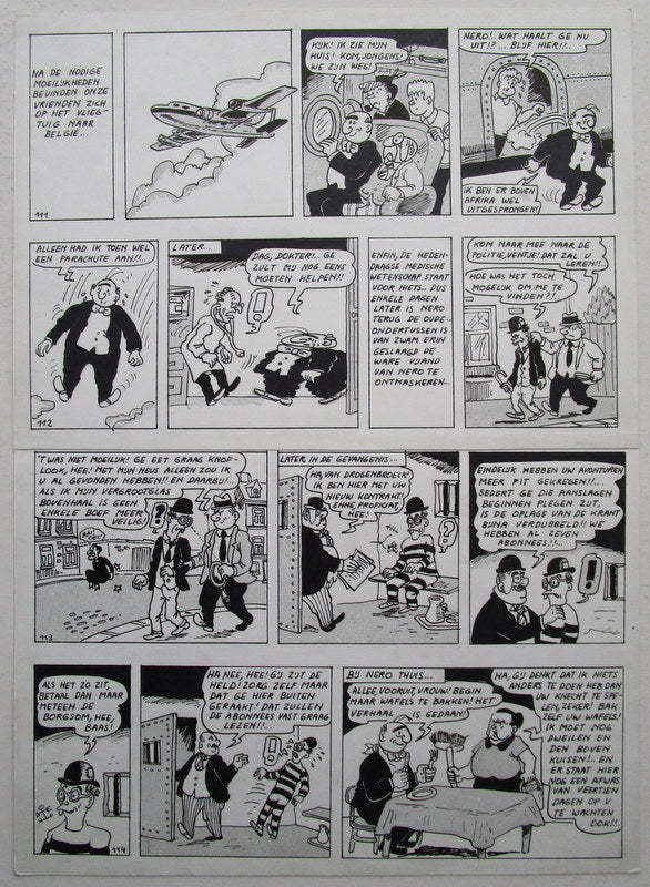 De zeven van Zeveneken strook 111 tot 114