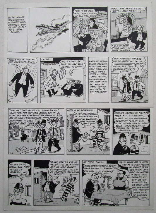 De zeven van Zeveneken strook 111 tot 114