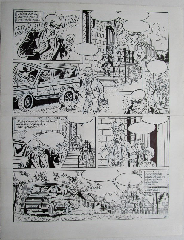 Originele pagina Waterland 7 - De klokkenluider van Sluis plaat 5