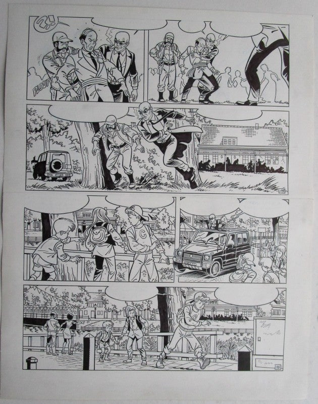Originele pagina Waterland 7 - De klokkenluider van Sluis plaat 8