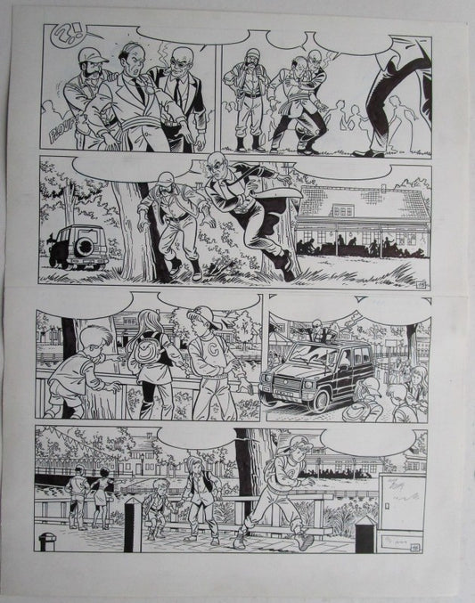 Originele pagina Waterland 7 - De klokkenluider van Sluis plaat 8