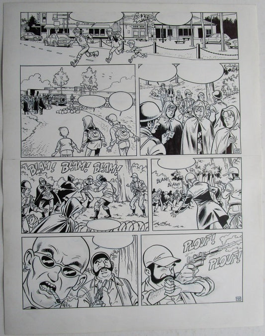 Originele pagina Waterland 7 - De klokkenluider van Sluis plaat 9
