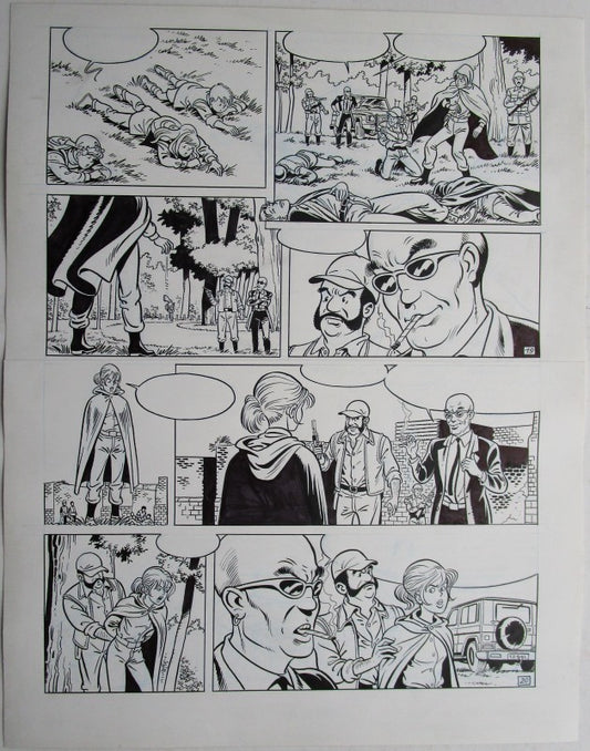 Originele pagina Waterland 7 - De klokkenluider van Sluis plaat 10