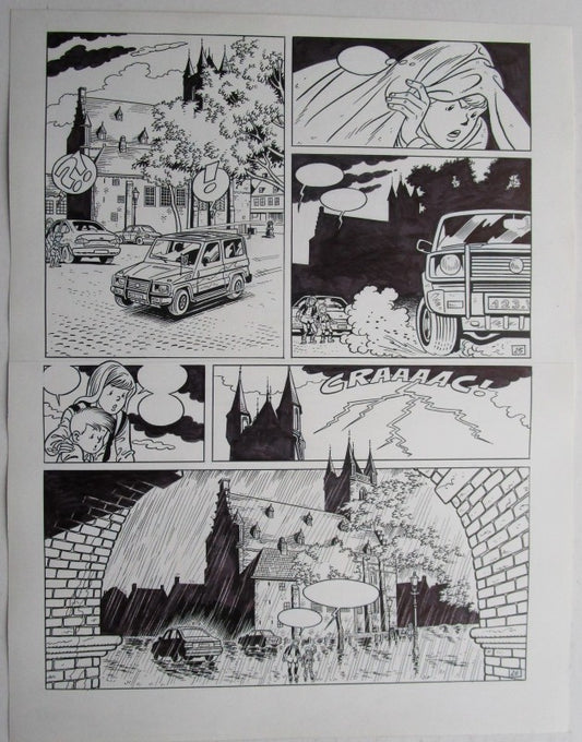 Originele pagina Waterland 7 - De klokkenluider van Sluis plaat 13
