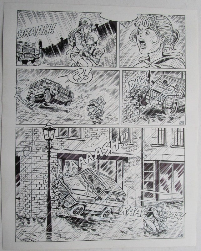 Originele pagina Waterland 7 - De klokkenluider van Sluis plaat 19