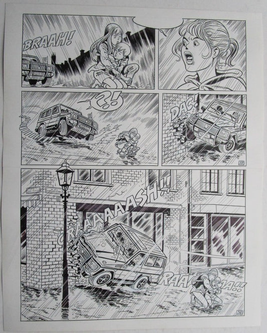 Originele pagina Waterland 7 - De klokkenluider van Sluis plaat 19
