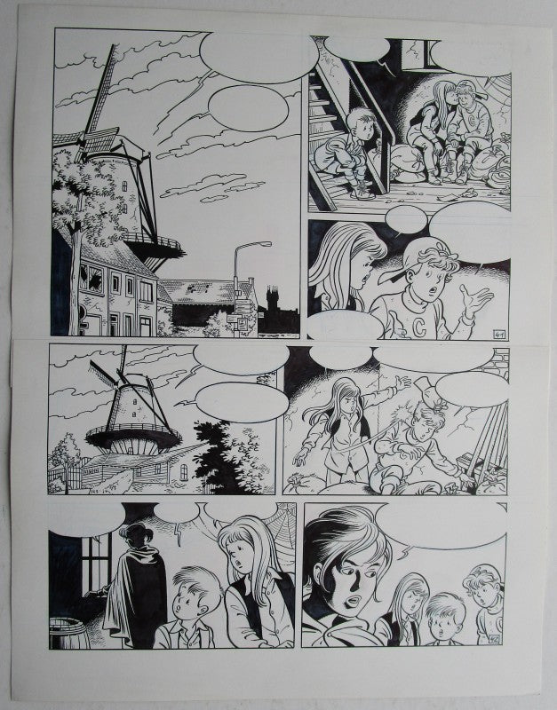 Originele pagina Waterland 7 - De klokkenluider van Sluis plaat 21
