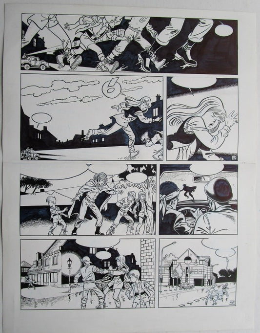 Originele pagina Waterland 7 - De klokkenluider van Sluis plaat 24