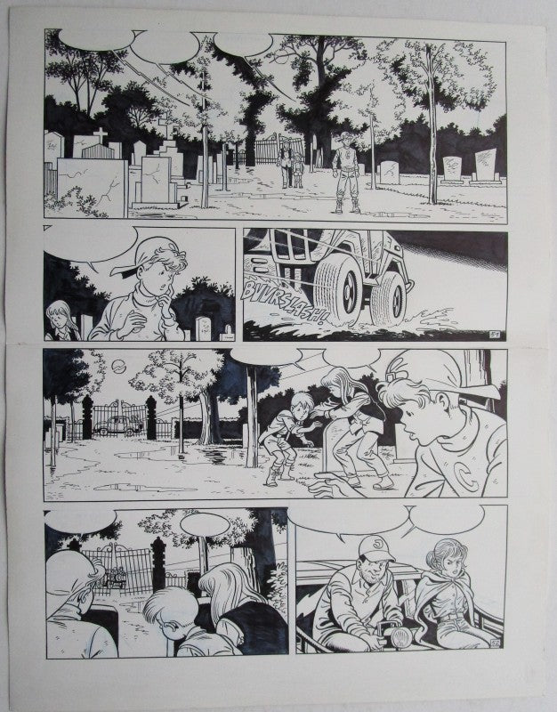 Originele pagina Waterland 7 - De klokkenluider van Sluis plaat 26
