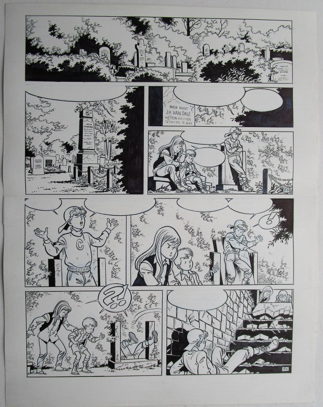 Originele pagina Waterland 7 - De klokkenluider van Sluis plaat 27