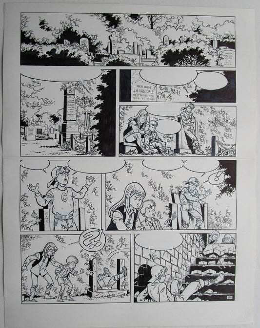 Originele pagina Waterland 7 - De klokkenluider van Sluis plaat 27