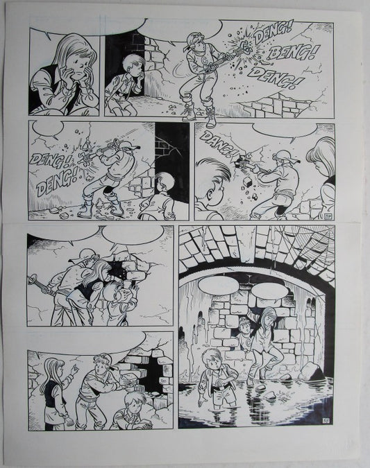 Originele pagina Waterland 7 - De klokkenluider van Sluis plaat 29