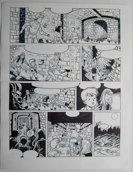 Originele pagina Waterland 7 - De klokkenluider van Sluis plaat 30