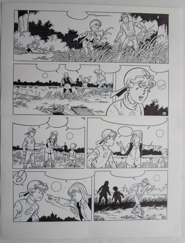 Originele pagina Waterland 7 - De klokkenluider van Sluis plaat 31
