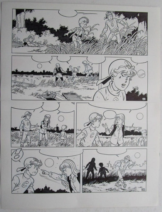 Originele pagina Waterland 7 - De klokkenluider van Sluis plaat 31