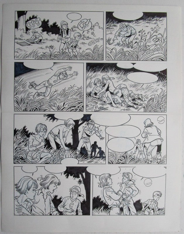 Originele pagina Waterland 7 - De klokkenluider van Sluis plaat 32