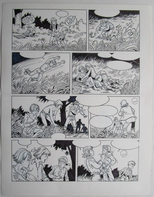 Originele pagina Waterland 7 - De klokkenluider van Sluis plaat 32