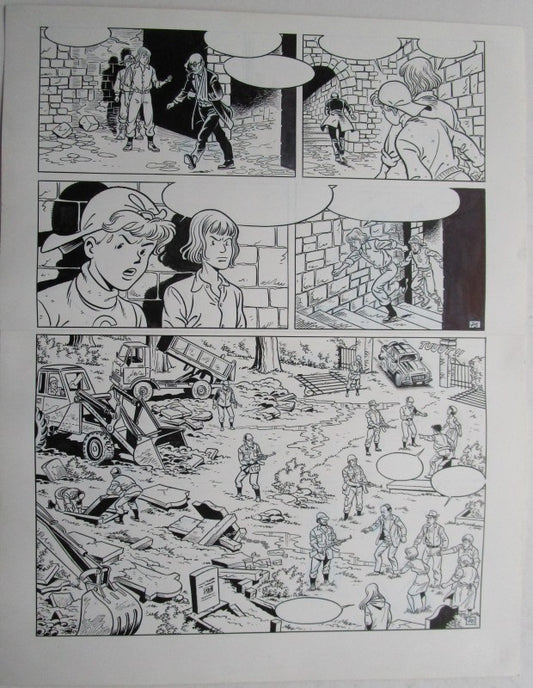 Originele pagina Waterland 7 - De klokkenluider van Sluis plaat 38